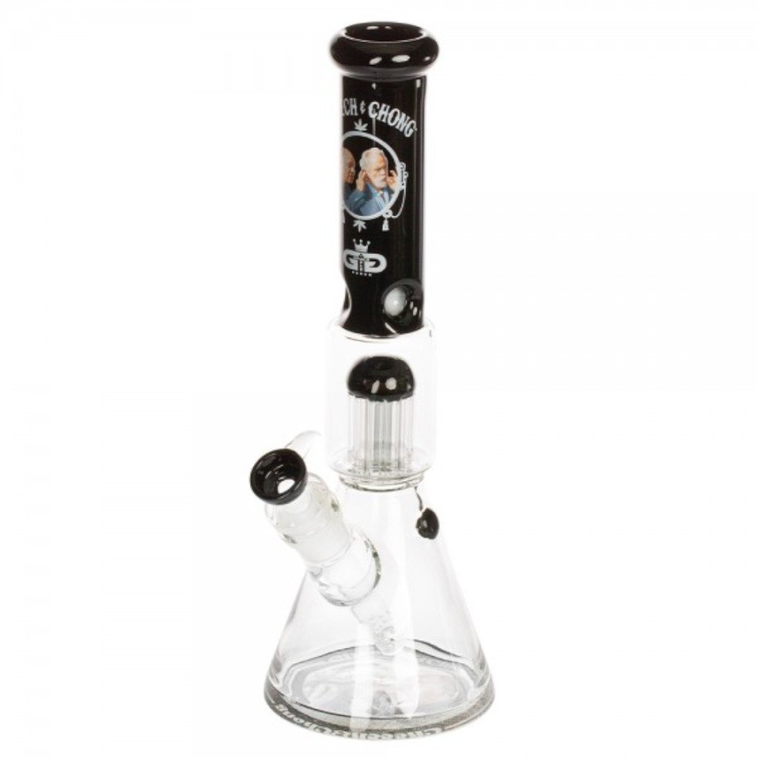 Cheech & Chong - 8-Arm Perkolator Schwarze Bong