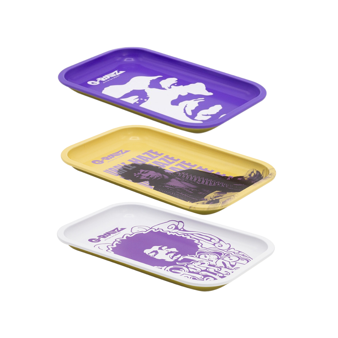 'Purple Haze I II III' Mittlere Platte 17,7 x 27,5 cm