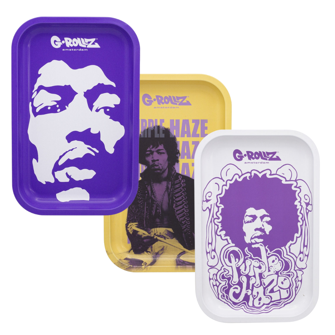 'Purple Haze I II III' Mittlere Platte 17,7 x 27,5 cm