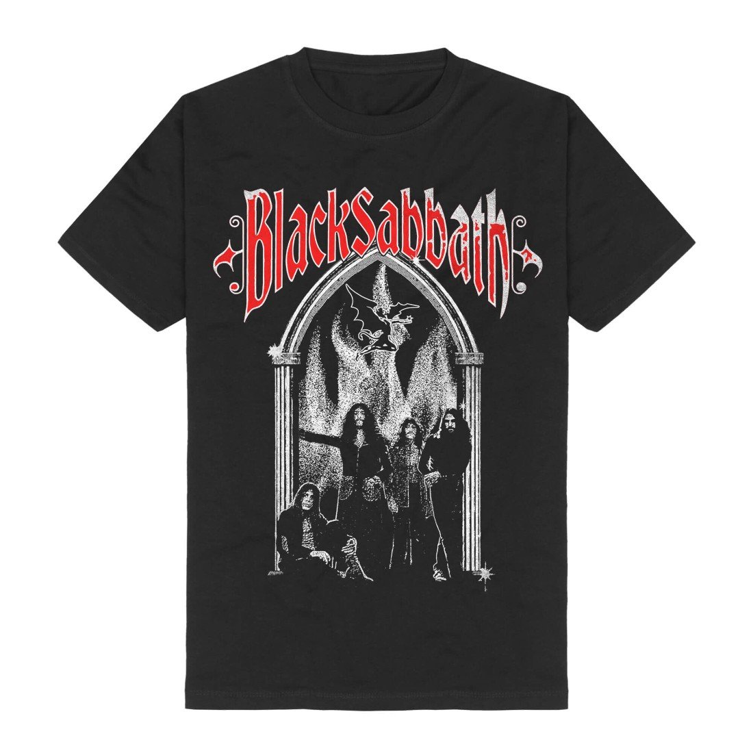 Flaming Arches T-Shirt Black-XL
