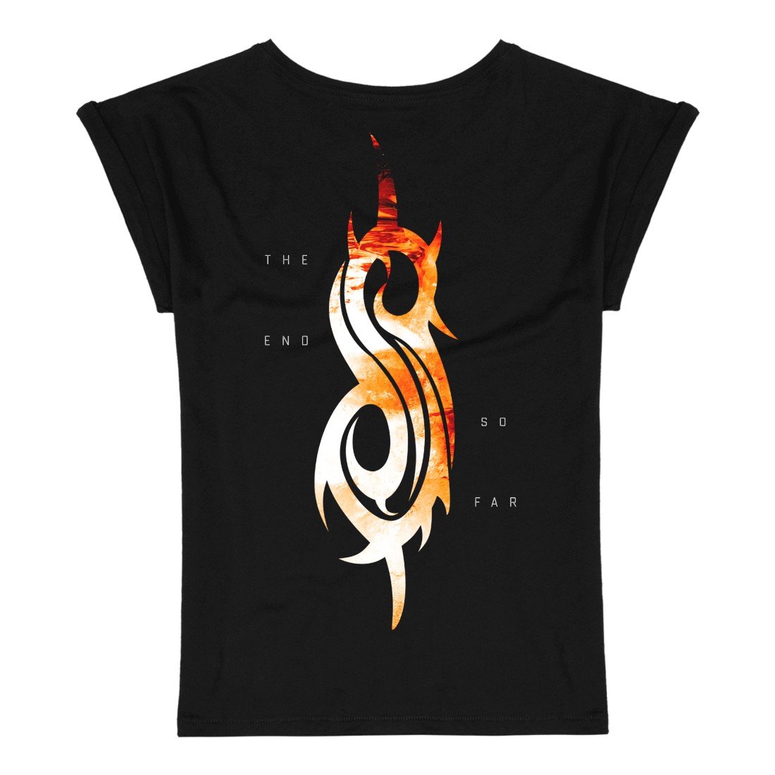 The End So Far Cover Girlie Shirts Black-L